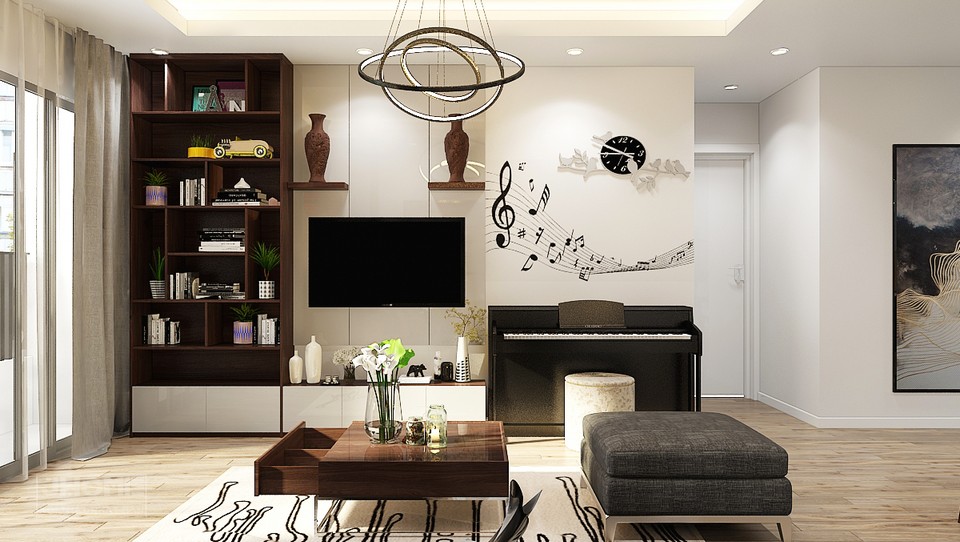 Kệ tivi treo tường