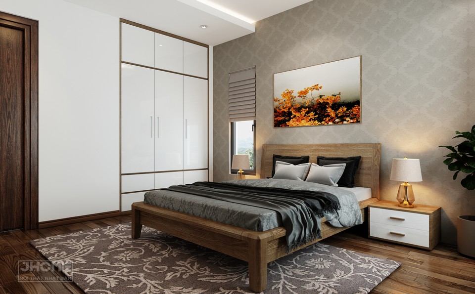 Màu gỗ óc chó nâu trầm đặc trưng