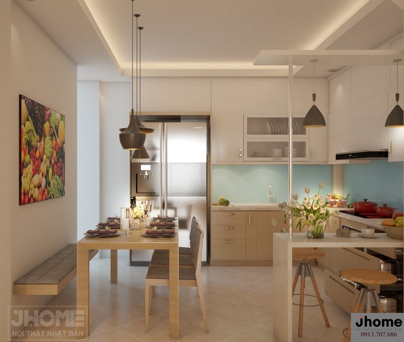 Mẫu bàn ghế gỗ phòng ăn