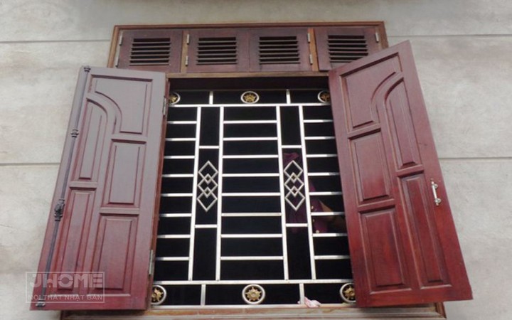 Mẫu cửa sổ gỗ đẹp