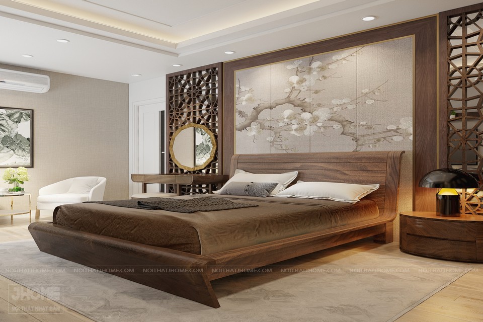 nội thất phong cách sang trọng phòng ngủ
